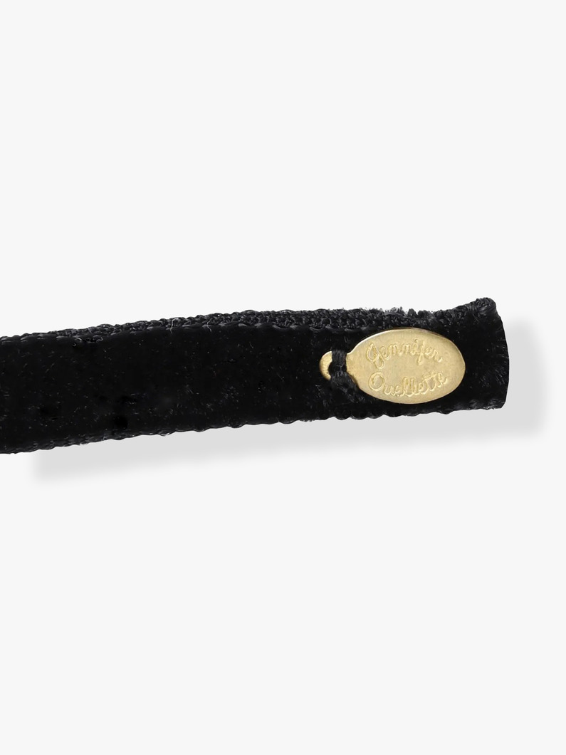 ベルベット スキニーヘッドバンド 詳細画像 burgundy 2