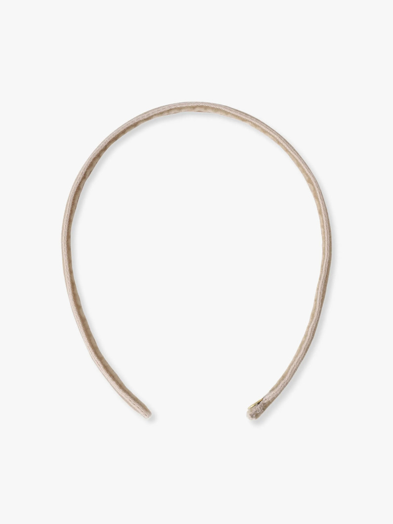 ベルベット スキニーヘッドバンド 詳細画像 black