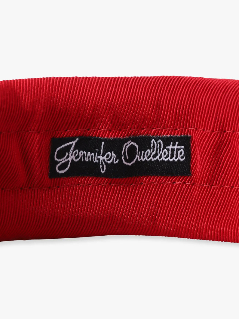 サテン パディド ヘッドバンド 詳細画像 red 2