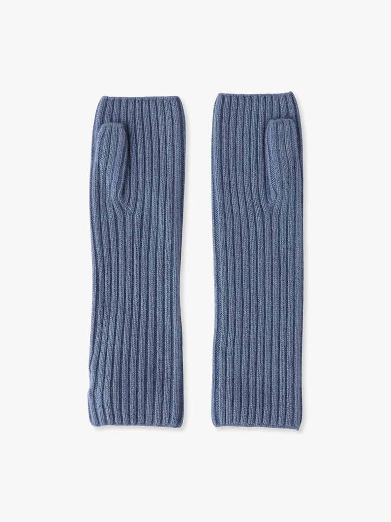 カシミア ニット アームウォーマー 詳細画像 lavender 2