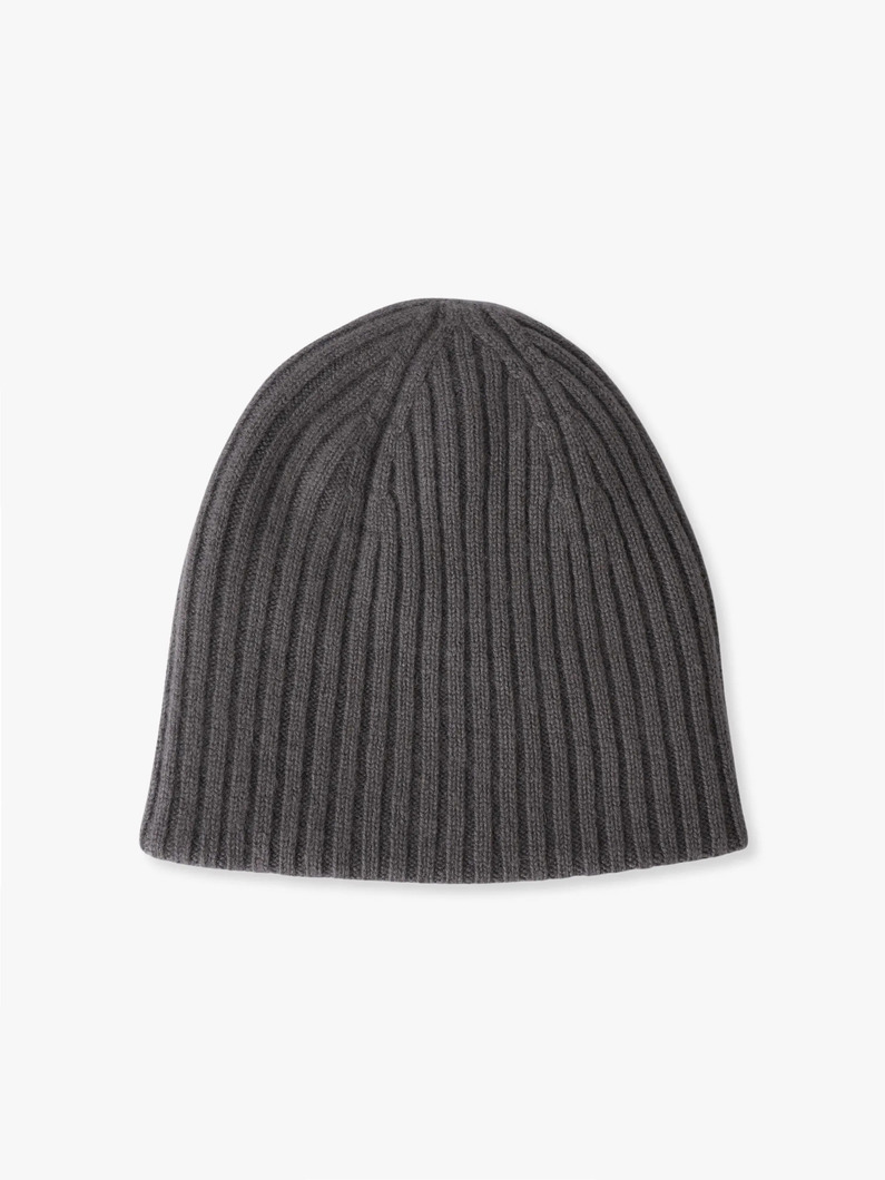 カシミア ニット ビーニー 詳細画像 gray