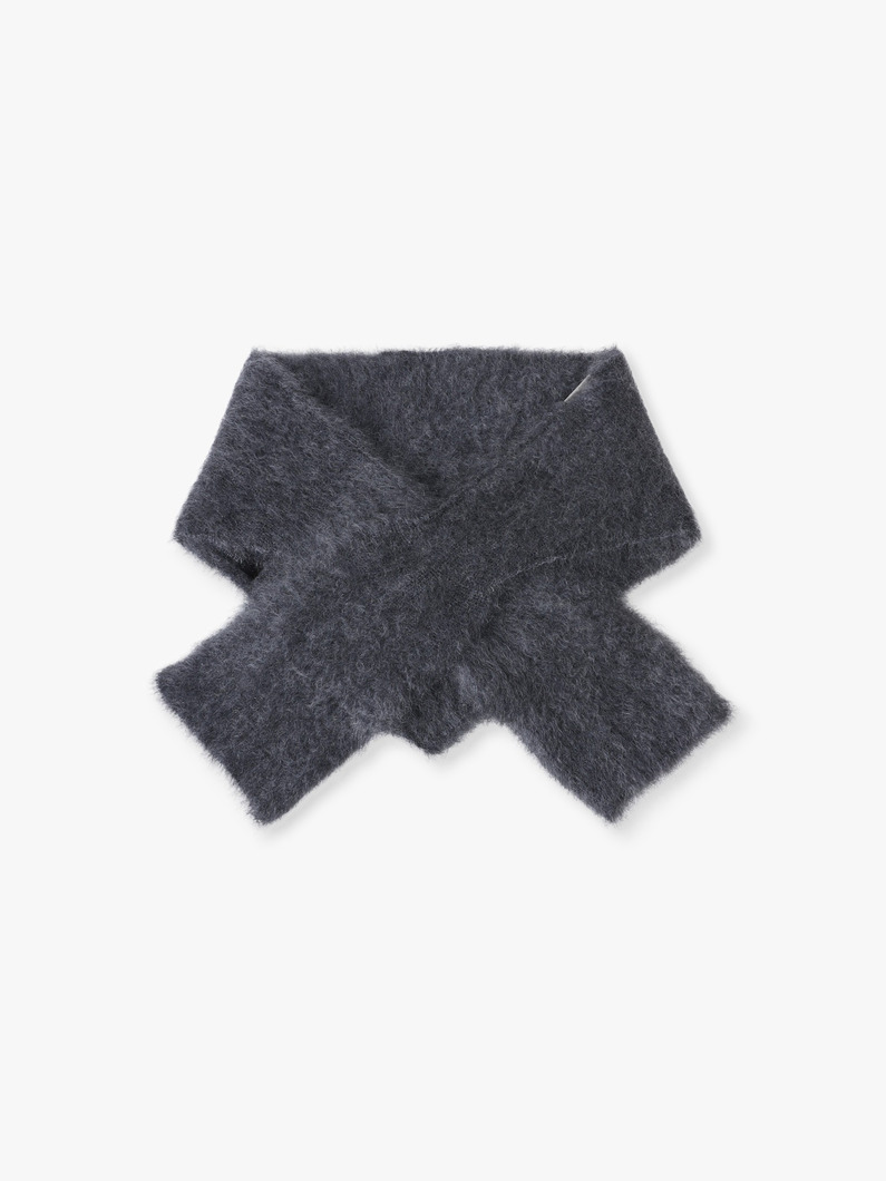 ダリヤ ニットスカーフ 詳細画像 gray 1