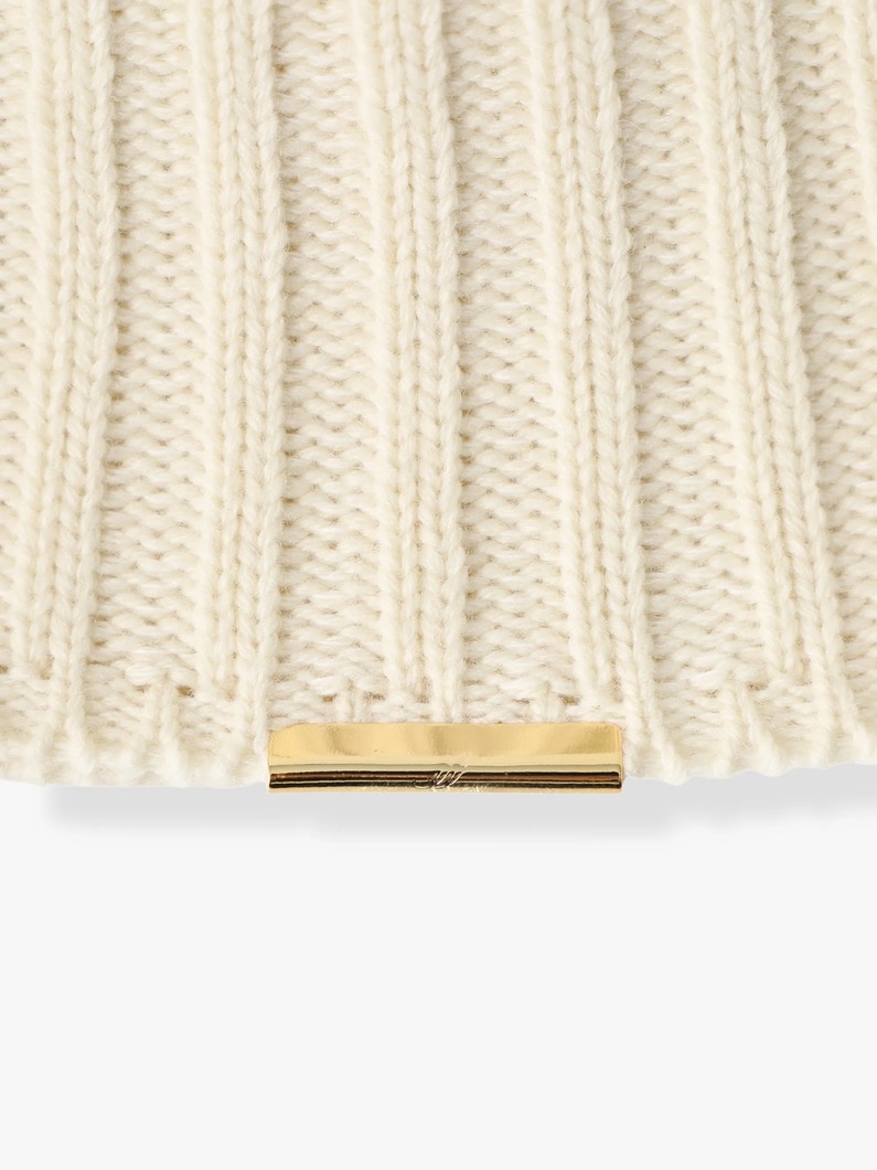 フィリップ ニットハット 詳細画像 black 3