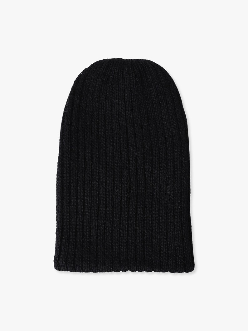 アルパカウール ビーニー 詳細画像 black
