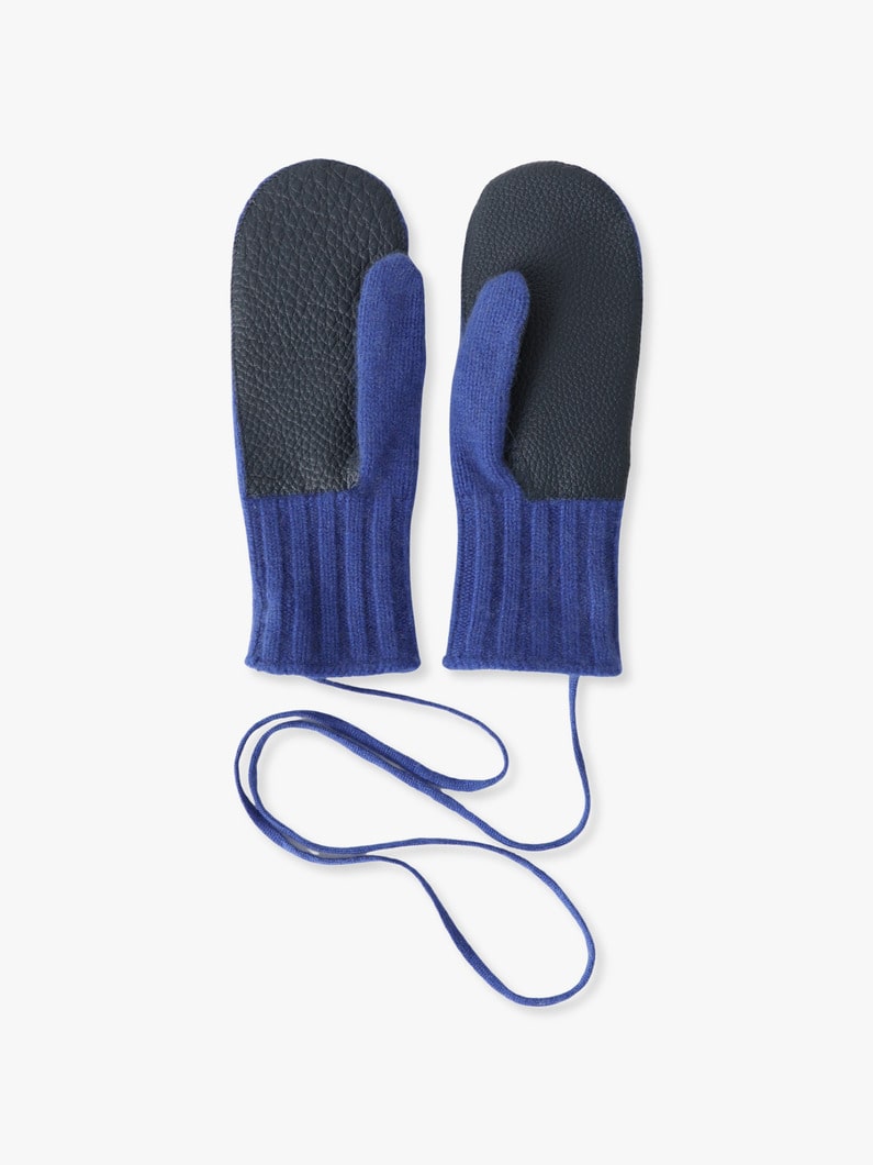 ベビーカシミア ニット グローブ 詳細画像 blue 1