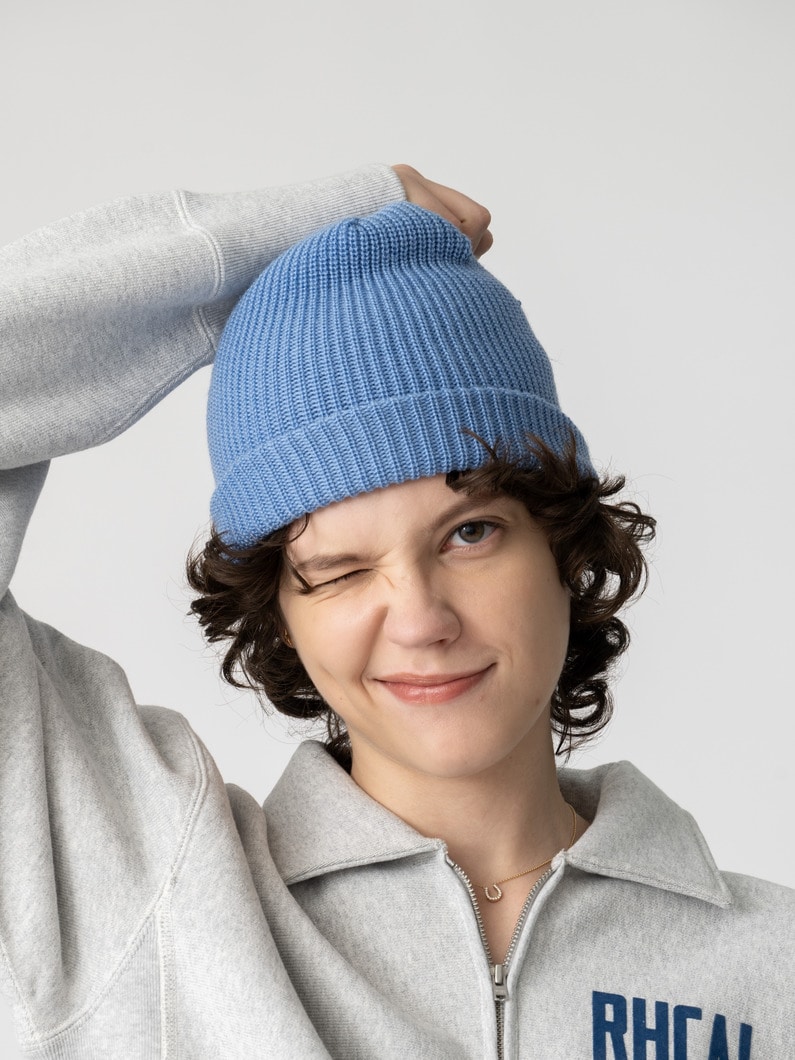 ウール ワッチキャップ 詳細画像 blue 2