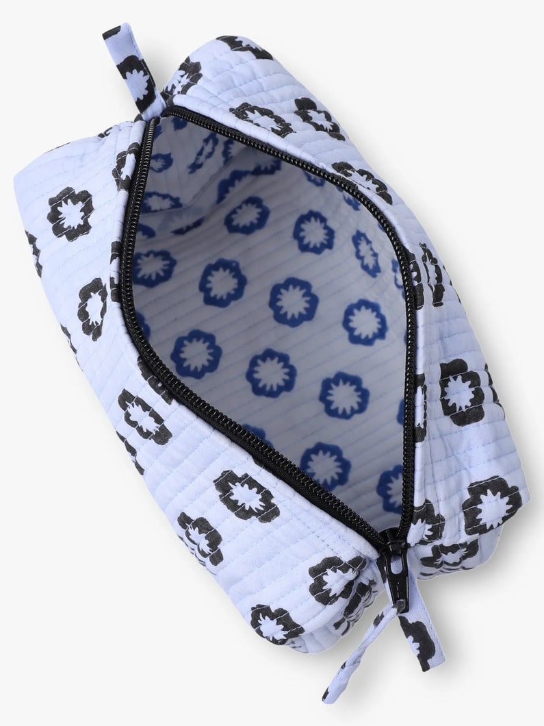 ウィステリア メイクアップポーチ（L） 詳細画像 purple 3