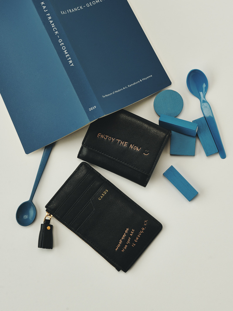 メッセージ トライフォールド ミニウォレット（ネイビー） 詳細画像 navy 2