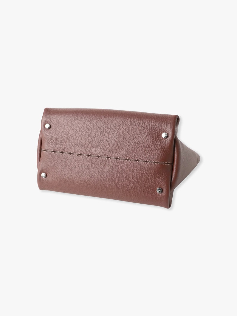 レザー バッグ ミニ（ブラウン/ヨコ） 詳細画像 brown 4