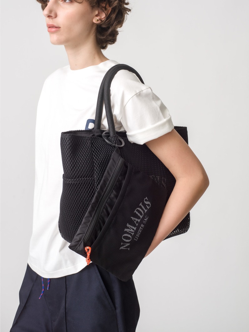 サック 2/16 メッシュ トートバッグ＆ポーチ 詳細画像 black 2