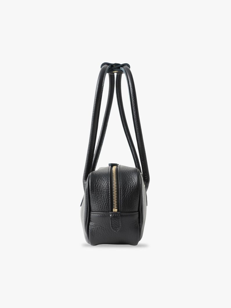 エンボスドレザー スチューデント ワイド ボストンバッグ S（ブラック/ブラウン） 詳細画像 brown 2