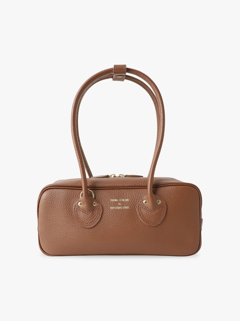 エンボスドレザー スチューデント ワイド ボストンバッグ S