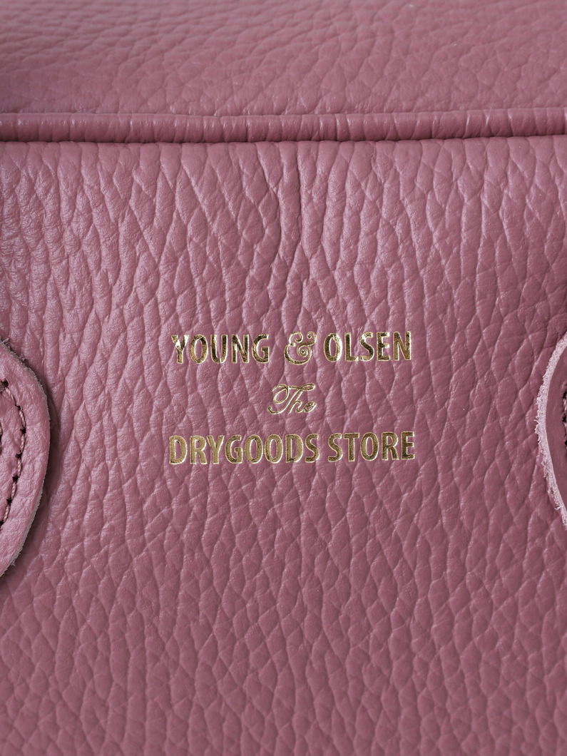 エンボスドレザー スチューデント ワイド ボストンバッグ M（グレージュ/ベージュ/ラベンダー） 詳細画像 lavender 5