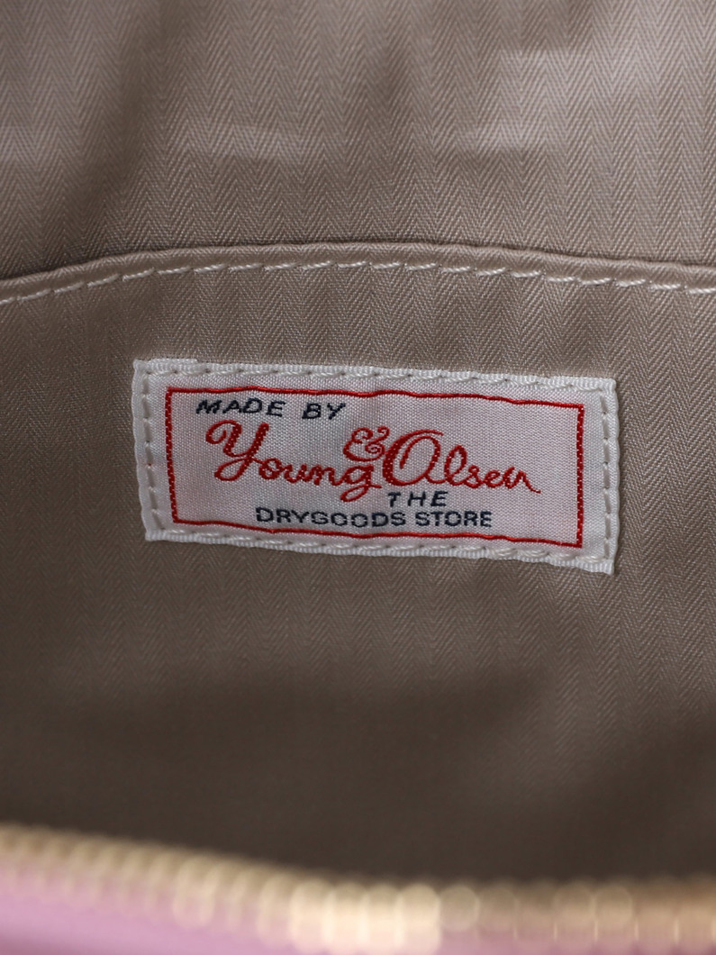 エンボスドレザー スチューデント ワイド ボストンバッグ M（グレージュ/ベージュ/ラベンダー） 詳細画像 lavender 6