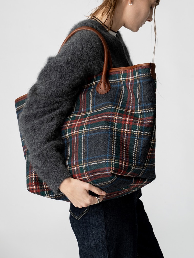 ヴァスト トートバッグ（タータンチェック） 詳細画像 multi 3