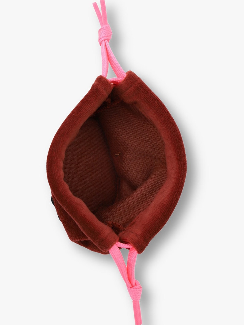 スクワロル ドローストリングポーチ（S） 詳細画像 red 3