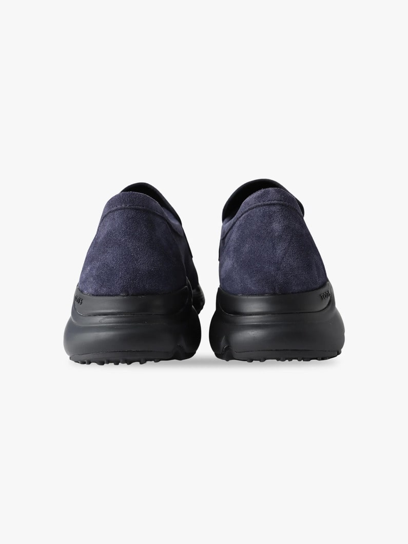 スウェード ローファースニーカー（ネイビー） 詳細画像 navy 5