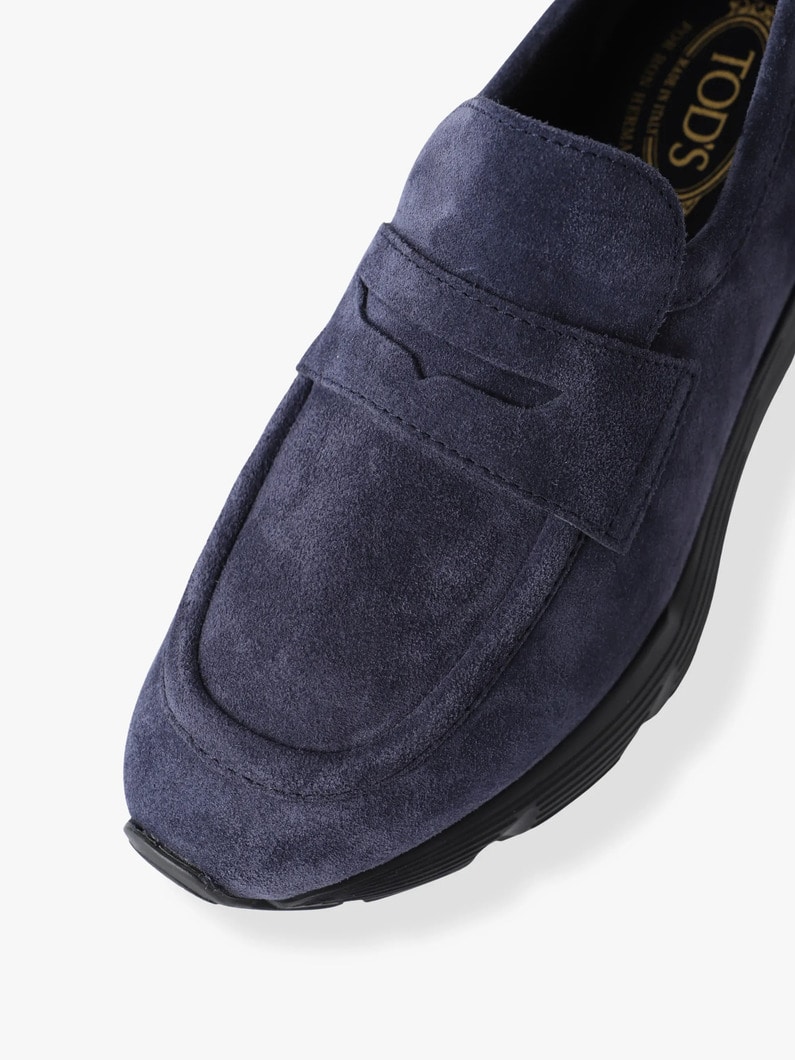 スウェード ローファースニーカー（ネイビー） 詳細画像 navy 6