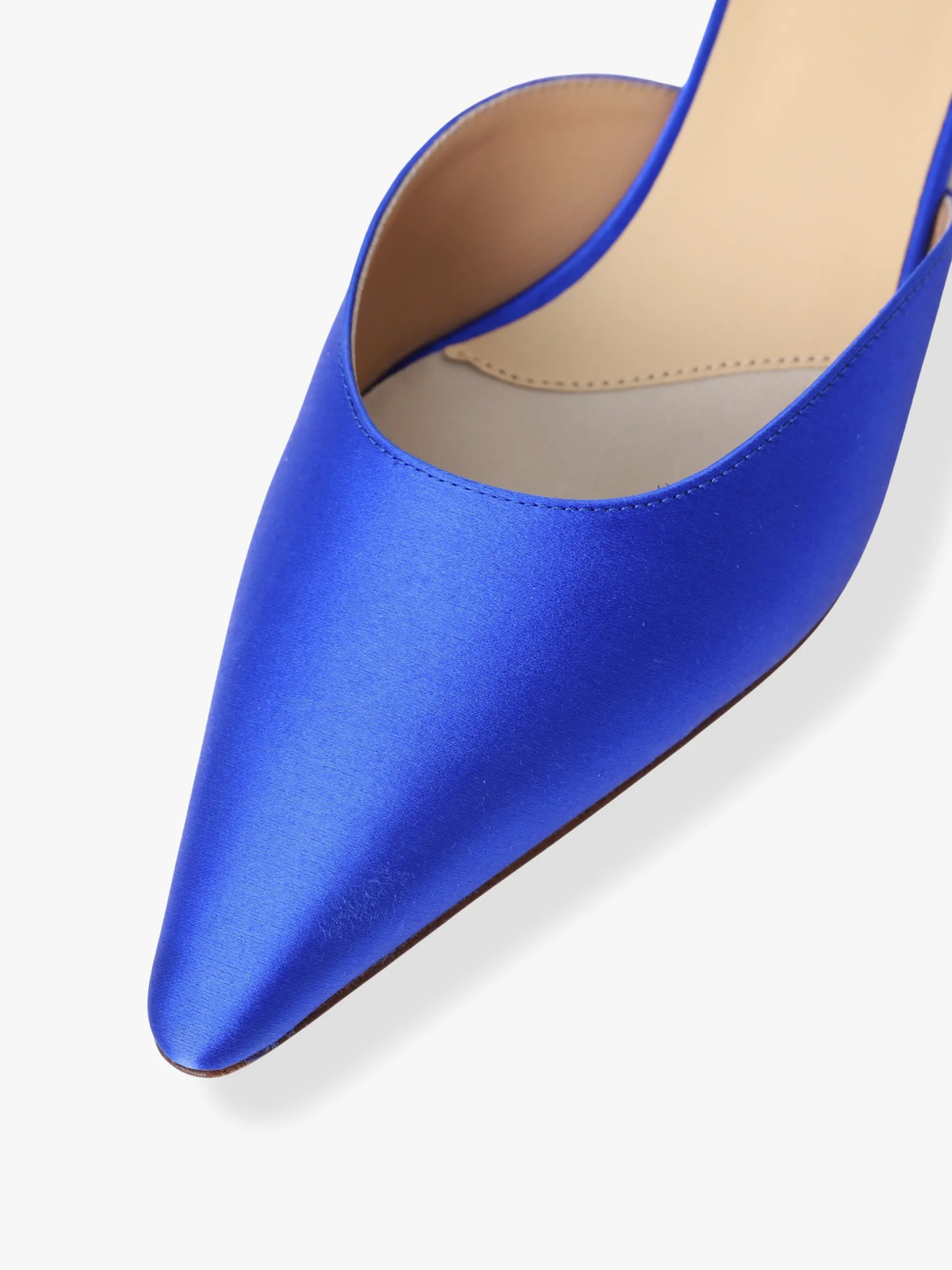 キトゥンヒール ミュール（ブルー）｜Francesco Russo