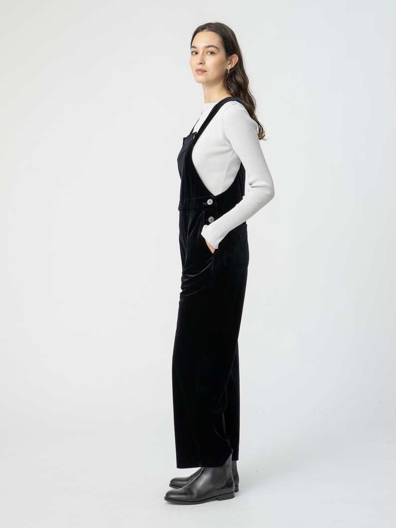 ベロア オールインワン（ブラック） 詳細画像 black 2