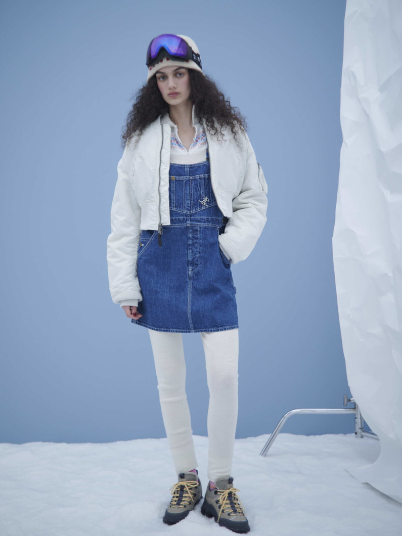 オーバーオール スカート 詳細画像 indigo 4