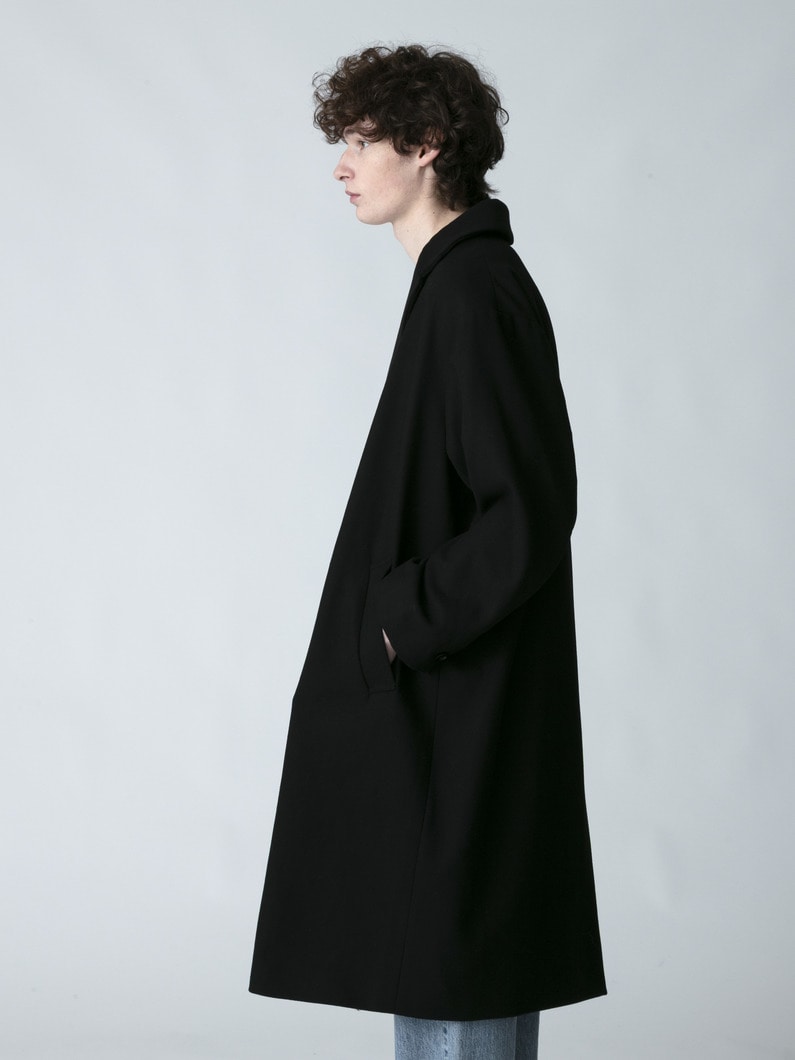ウール チェスターフィールド コート 詳細画像 black 2