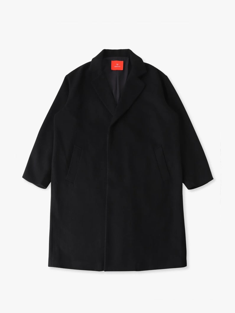 ウール チェスターフィールド コート 詳細画像 black 4