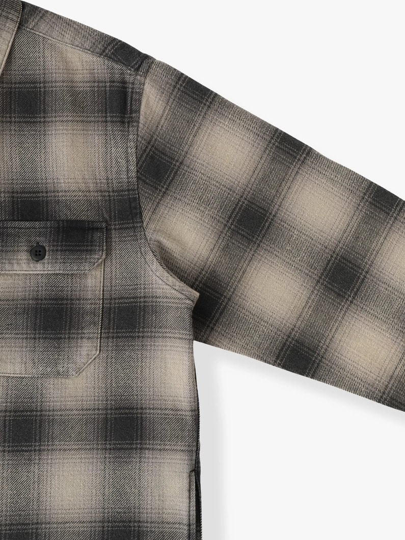 チェック シャツジャケット 詳細画像 red 2