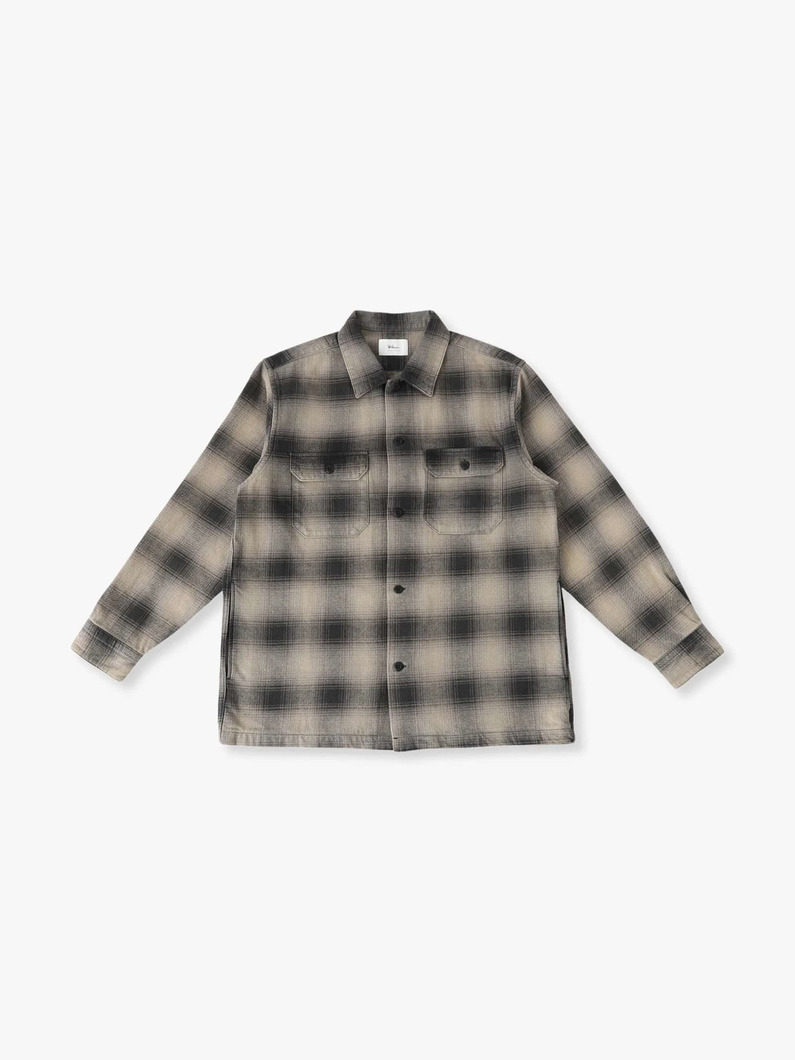 チェック シャツジャケット 詳細画像 gray 3