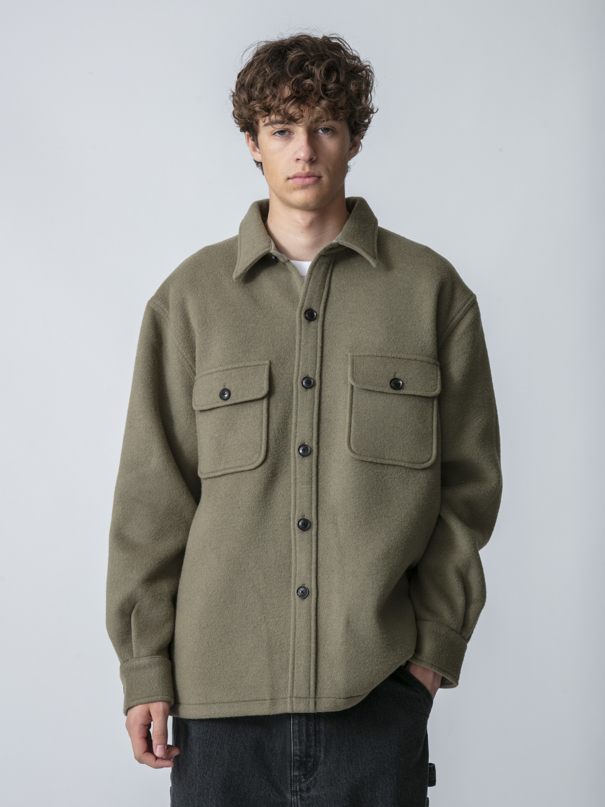 ロンハーマン　RHC ウールチェックCPOシャツ　ジャケット　中綿　ネルシャツ RHC Ombre CPO Shirt ロンハーマン オンブレシャツ