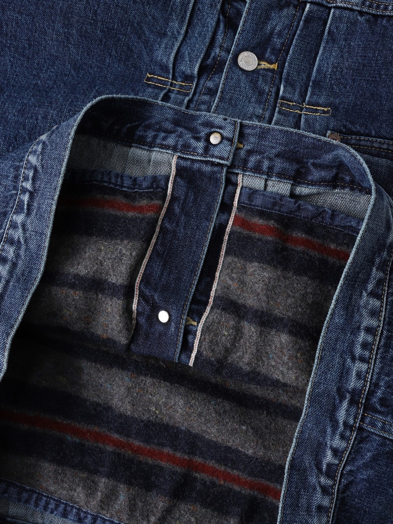 ブランケット デニムジャケット 詳細画像 blue 3