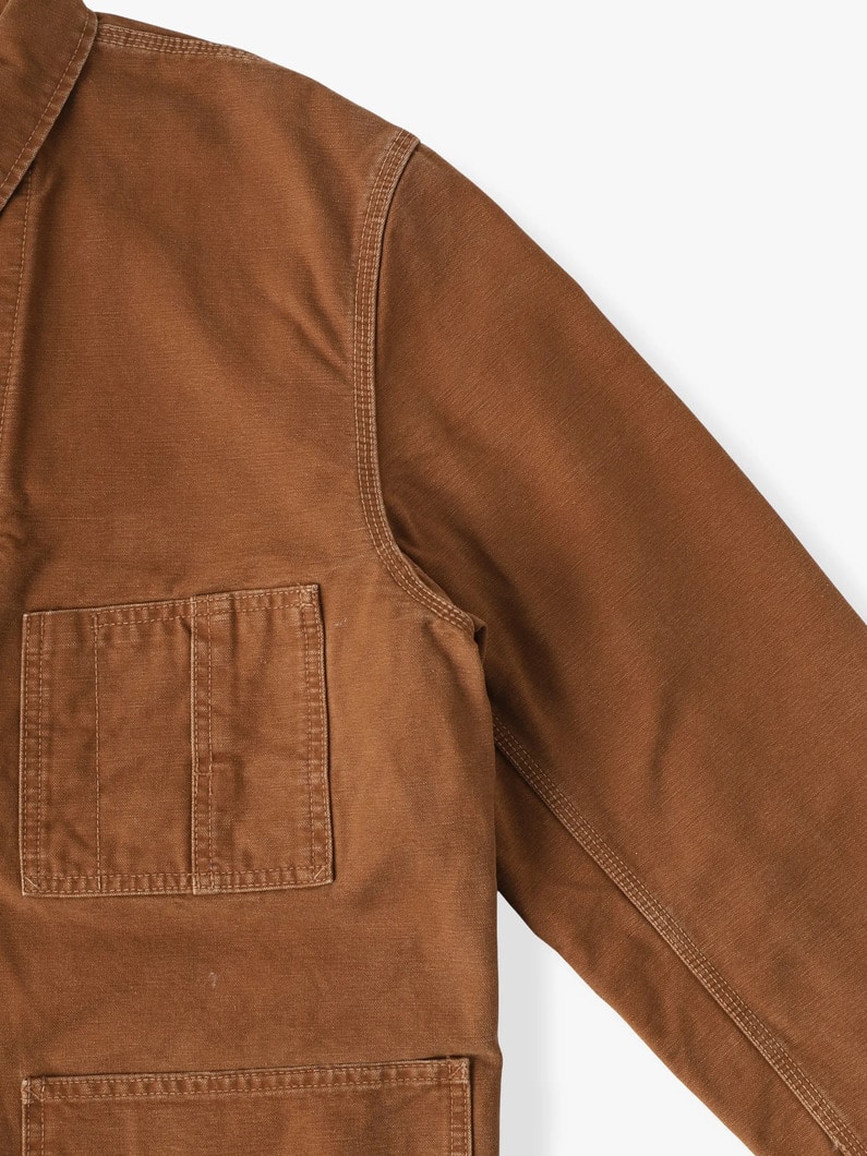 ブランケット ダック カバードジャケット 詳細画像 brown 2