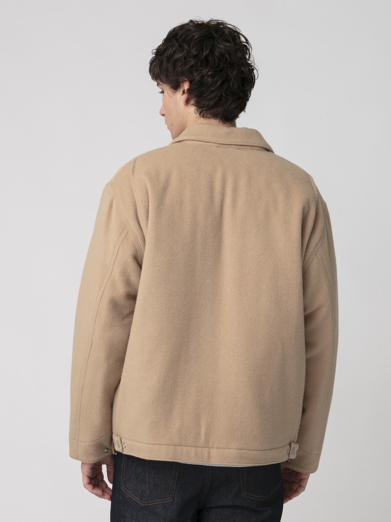 リサイクルウール ワークジャケット 詳細画像 beige 2