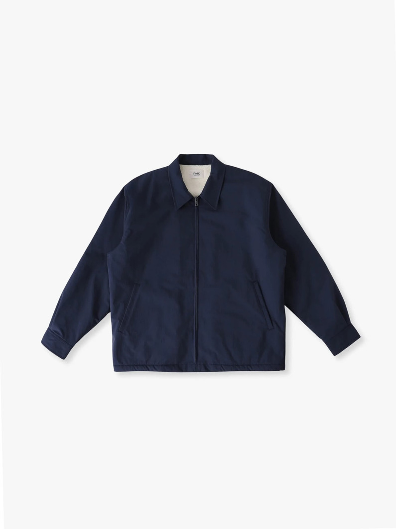 リップストップ ボアジップ ジャケット 詳細画像 navy 4