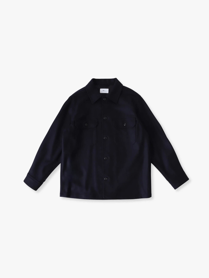 メルトンジャージー CPOジャケット 詳細画像 navy 3