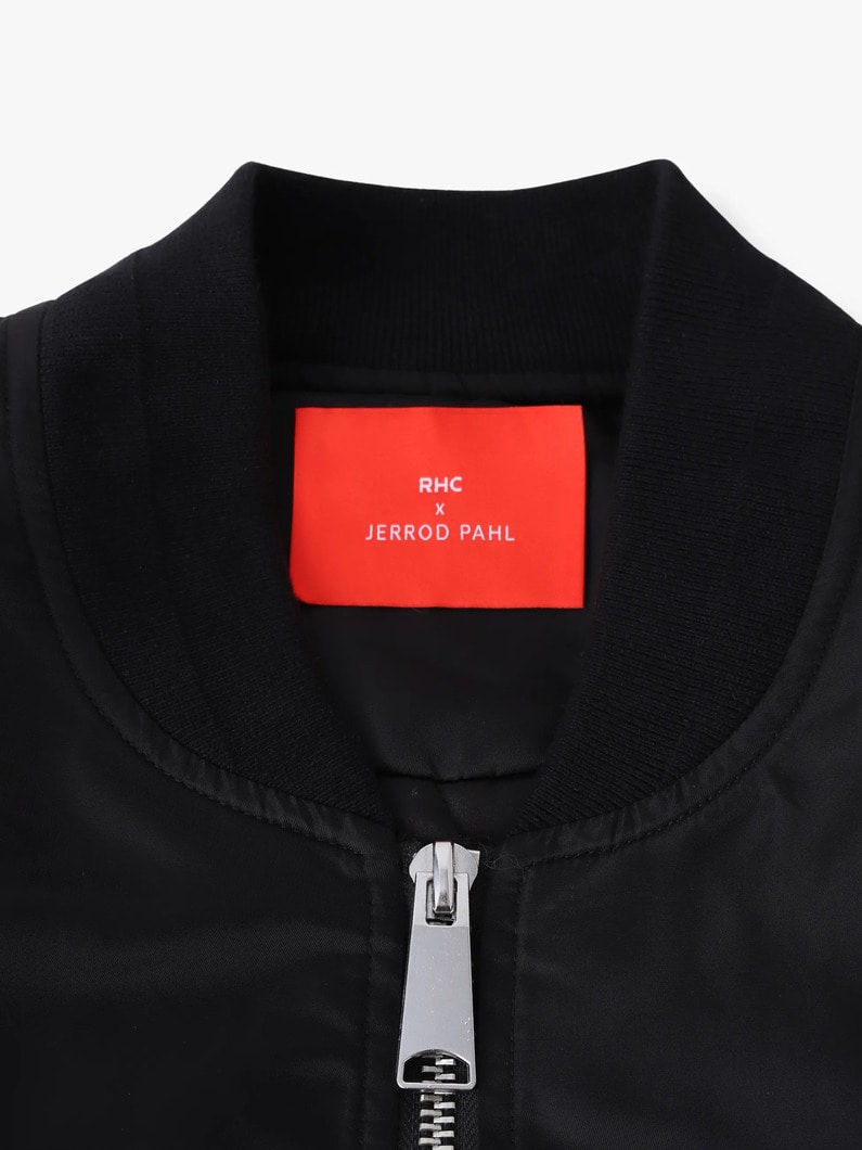 ナイロン ボンバージャケット 詳細画像 black 3