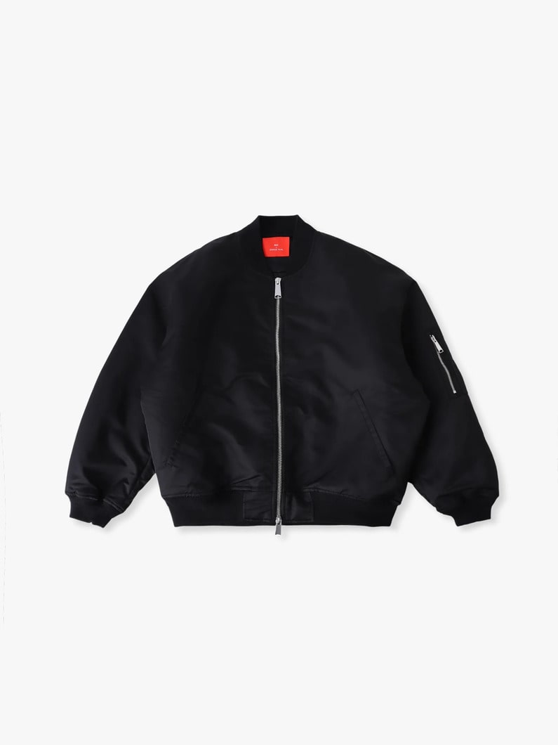 ナイロン ボンバージャケット 詳細画像 black 4