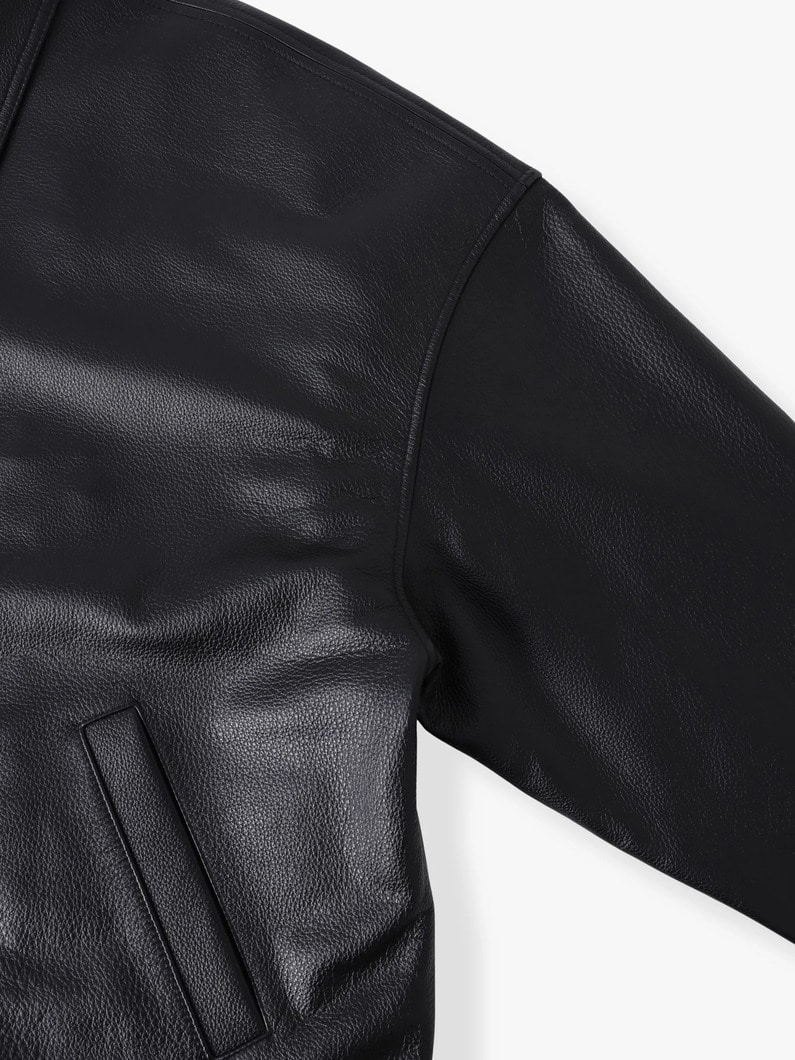カウレザー ジャケット 詳細画像 black 2