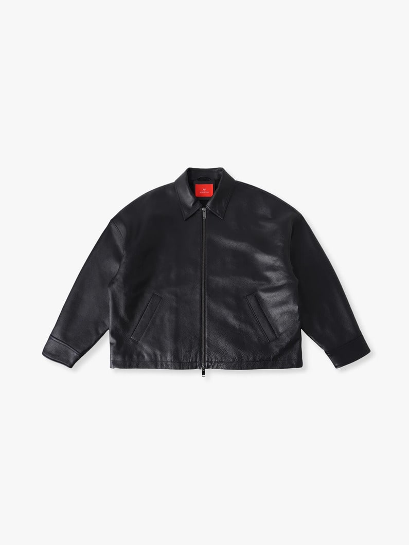 カウレザー ジャケット 詳細画像 black 4