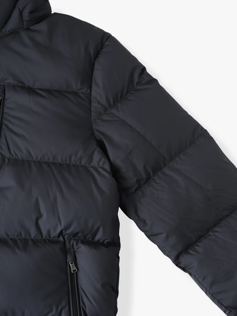 リサイクルポリエステルダウン ゴーラムジャケット 詳細画像 black 2