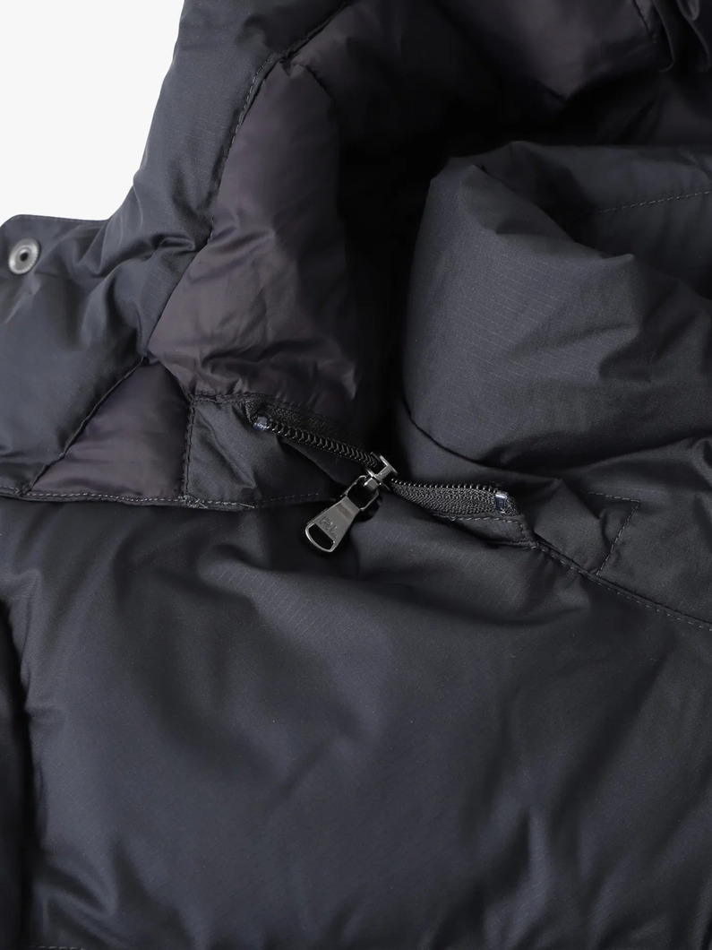 リサイクルポリエステルダウン ゴーラムジャケット 詳細画像 black 3