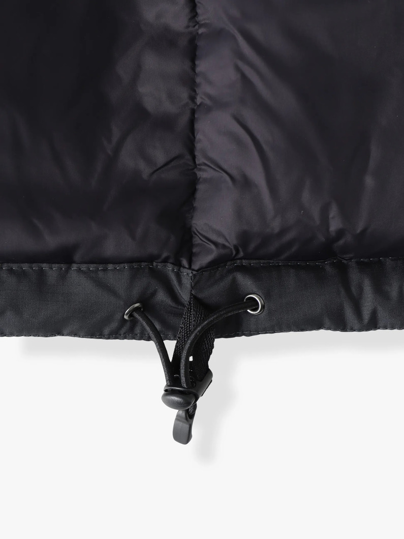 リサイクルポリエステルダウン ゴーラムジャケット 詳細画像 black 4