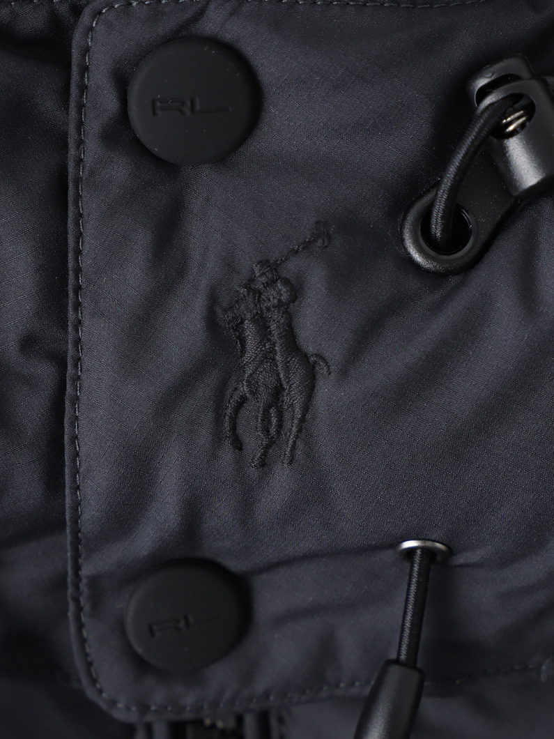 リサイクルポリエステルダウン ゴーラムジャケット 詳細画像 black 5