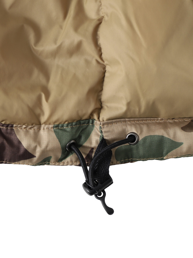 リサイクルポリエステルダウン ゴーラムジャケット（カモ） 詳細画像 camo 4