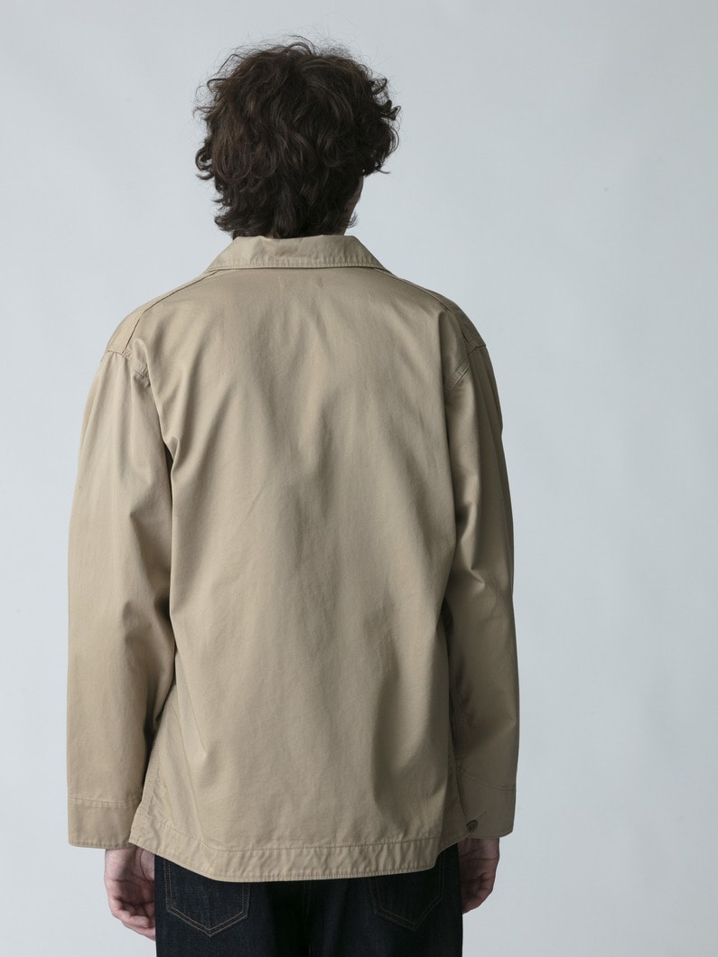 カバーオール ワークジャケット 詳細画像 beige 3
