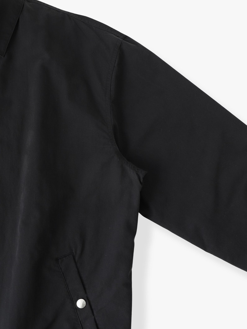 コットンナイロン ウェザー ジップ ブルゾン 詳細画像 black 2