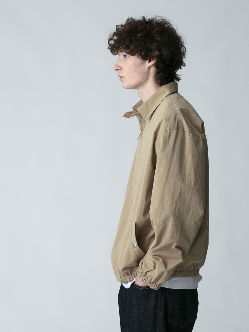 コットンナイロン ウェザー ジップ ブルゾン 詳細画像 beige 2