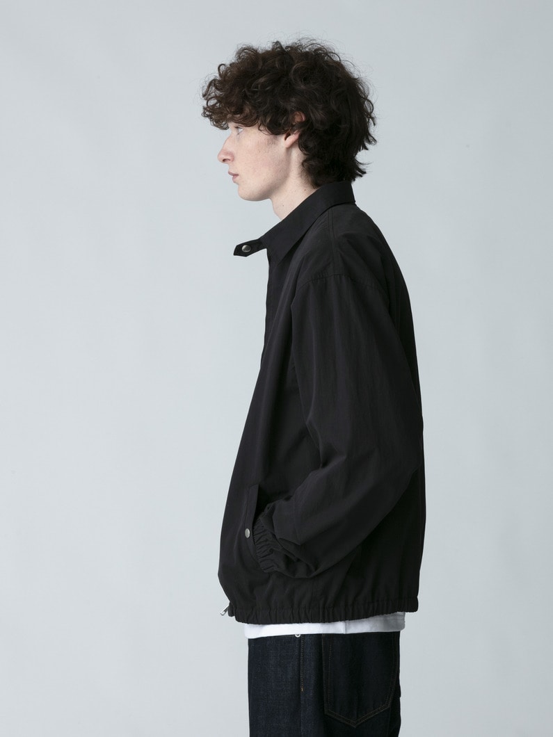 コットンナイロン ウェザー ジップ ブルゾン 詳細画像 black 2