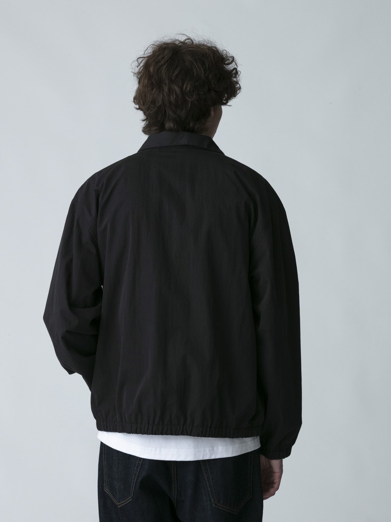 コットンナイロン ウェザー ジップ ブルゾン 詳細画像 black 3