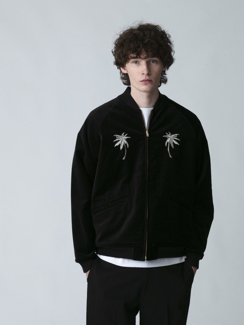 スーベニア リバーシブル ジャケット 詳細画像 black